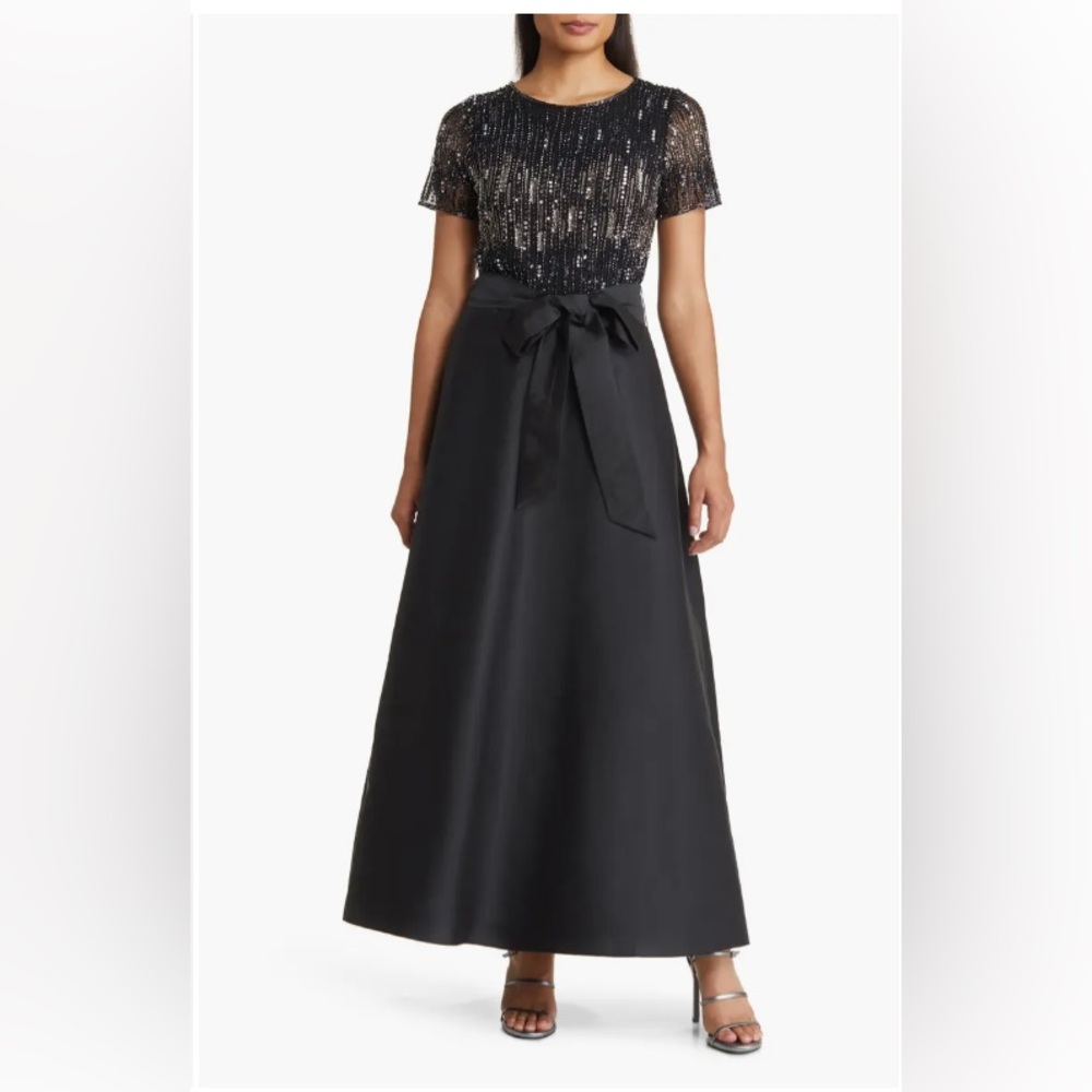 Pisarro Nights Black A-Line Dress
